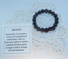 Load image into Gallery viewer, Bronzite Healing Gemstone Bracelet.