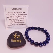 Load image into Gallery viewer, Lapis Lazuli Healing Gemstone Bracelet