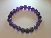 Load image into Gallery viewer, Amethyst Healing Gemstone Bracelet