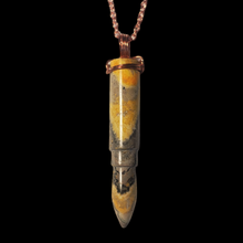 Load image into Gallery viewer, Bumblebee Jasper Bullet in Copper