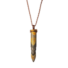 Load image into Gallery viewer, Bumblebee Jasper Bullet in Copper