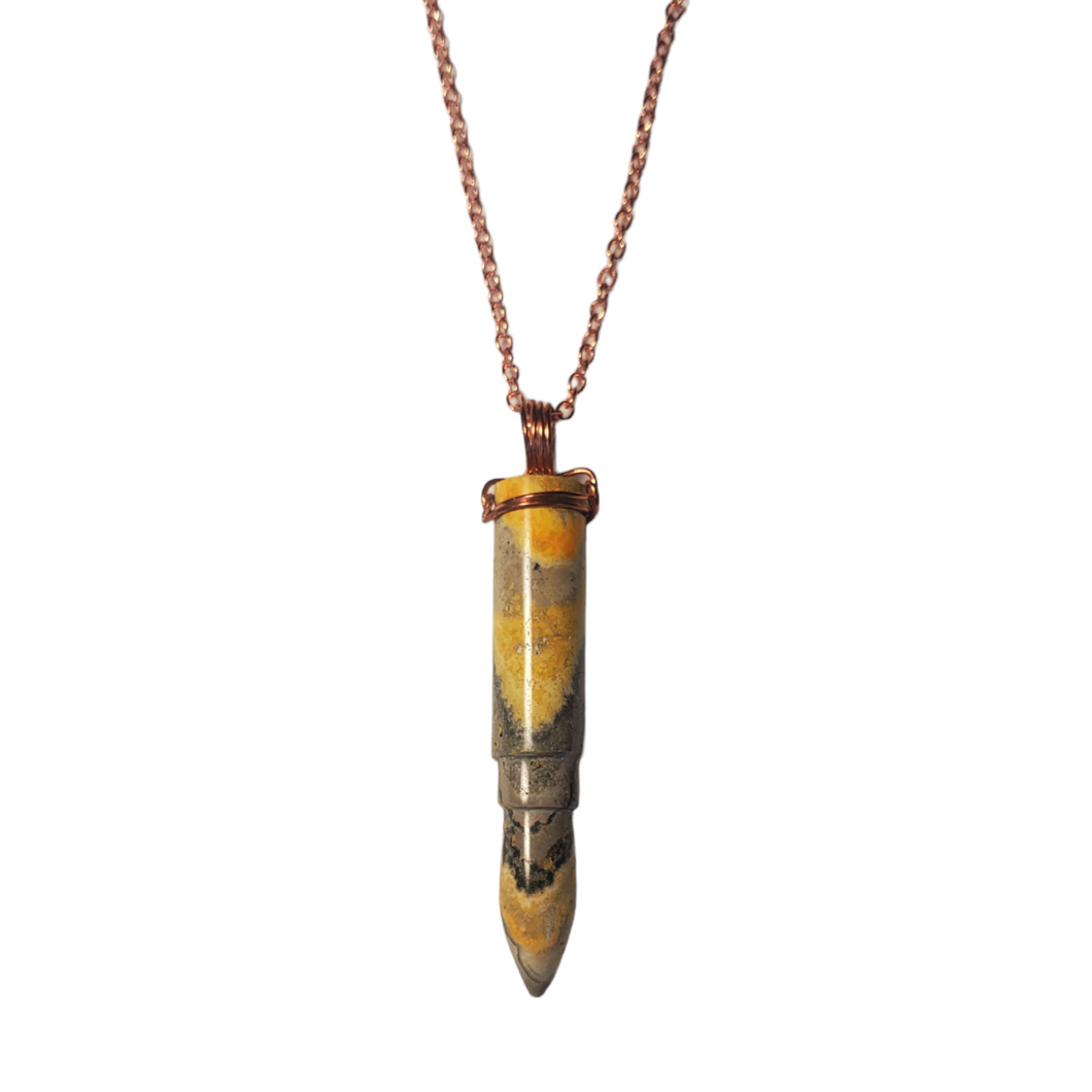 Bumblebee Jasper Bullet in Copper