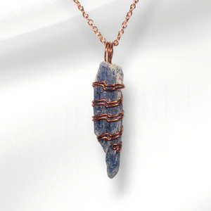 Raw Kyanite Crystal in Copper