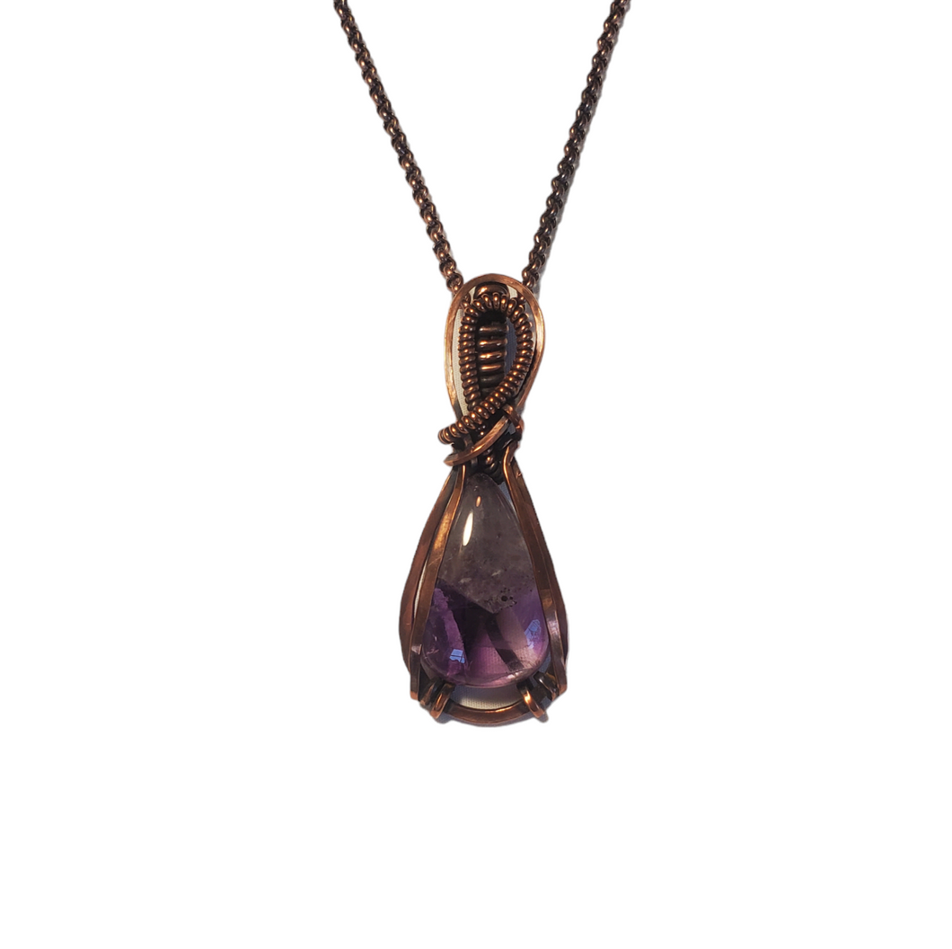 Amethyst in Copper