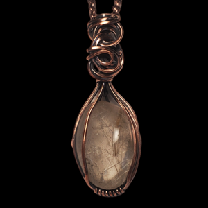 Rutilated Quartz in Copper