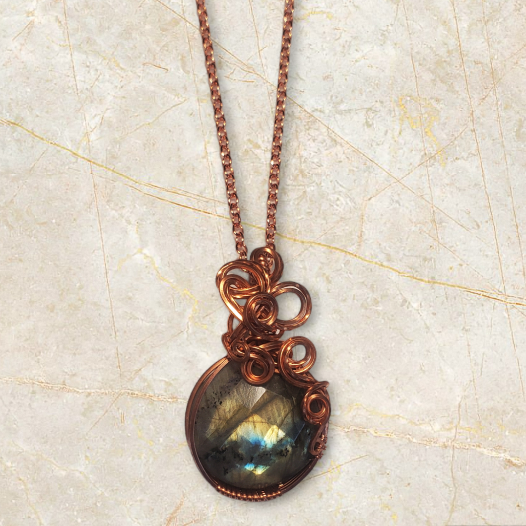 Labradorite in Copper