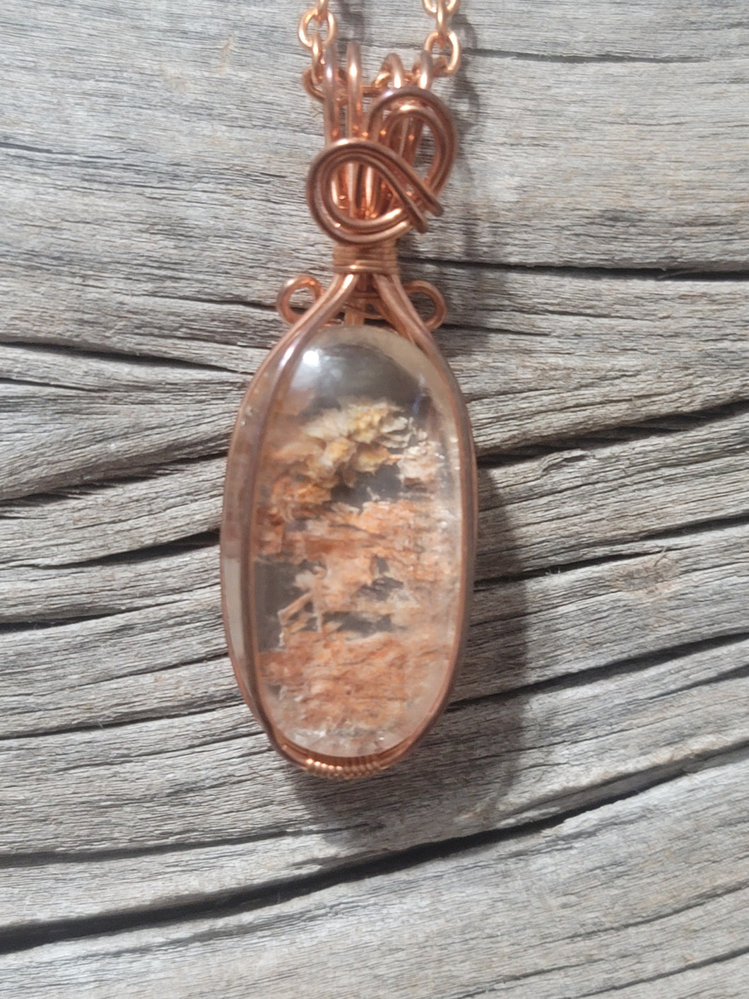 Lodelite Wrapped in Copper
