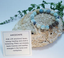 Load image into Gallery viewer, Amozonite Healing Gemstone Bracelet