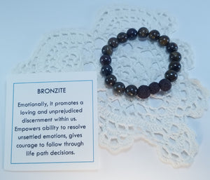 Bronzite Healing Gemstone Bracelet.