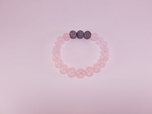 Rose Quartz Healing Gemstone Bracelet