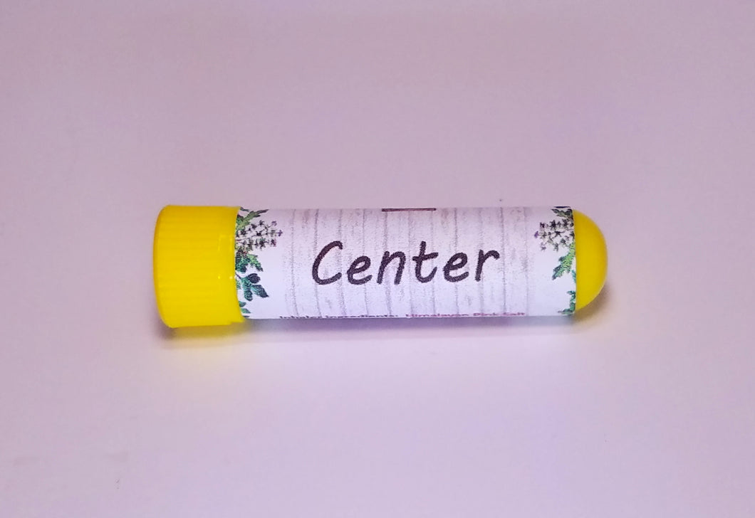 Center Therapeutic inhaler