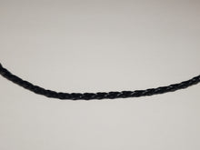 Load image into Gallery viewer, Black Braided Leather Cord