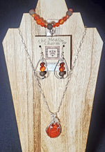 Load image into Gallery viewer, Carnelian - The Good Life - Sterling Silver Diffuser Set