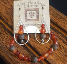 Load image into Gallery viewer, Carnelian - The Good Life - Sterling Silver Diffuser Set