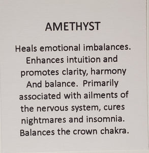 Amethyst Healing Bracelet - Crown Chakra