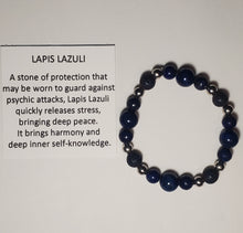 Load image into Gallery viewer, Lapis Healing Bracelet - Third Eye Chakra