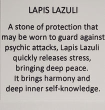Load image into Gallery viewer, Lapis Healing Bracelet - Third Eye Chakra