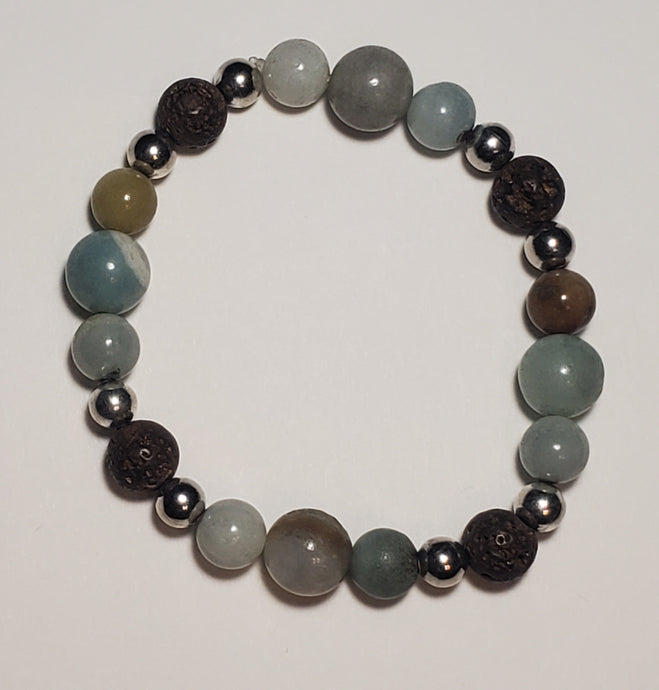 Amazonite Healing Bracelet - Throat Chakra