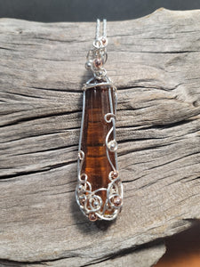 Baltic amber Wrapped in Sterling Silver