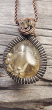 Load image into Gallery viewer, Citrine in sterling silver and copper