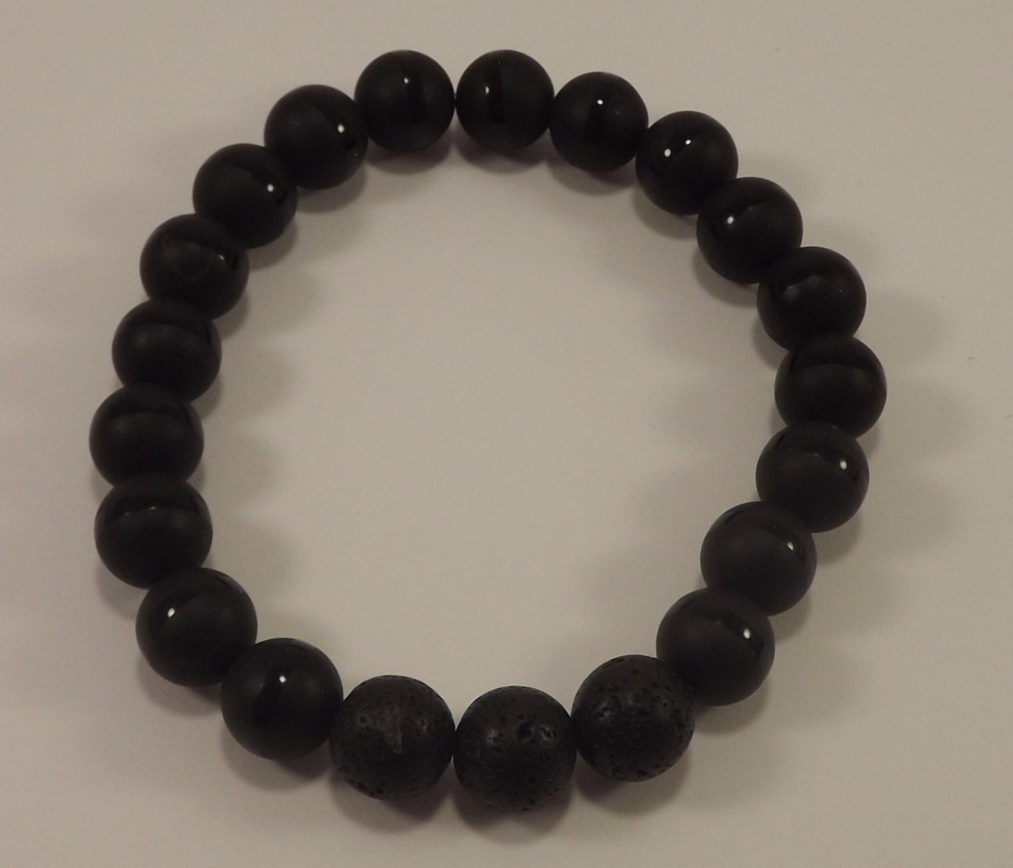 Shiva Lingam Bracelet On Black Onyx Beads – The Jewelry Project India